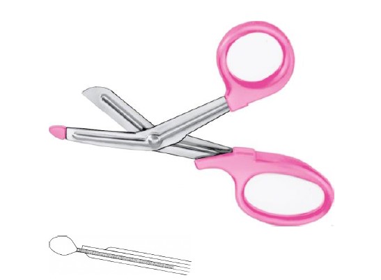 Універсальні ножиці рожеві 180 мм